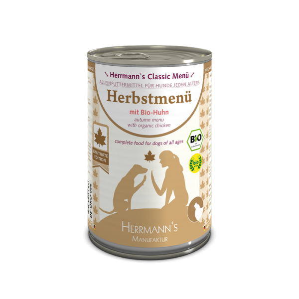Herrmanns Herbst-Menü Bio-Huhn mit Nudeln 400g