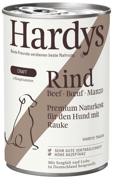 Hardys Traum Craft Rind und Rauke 400g