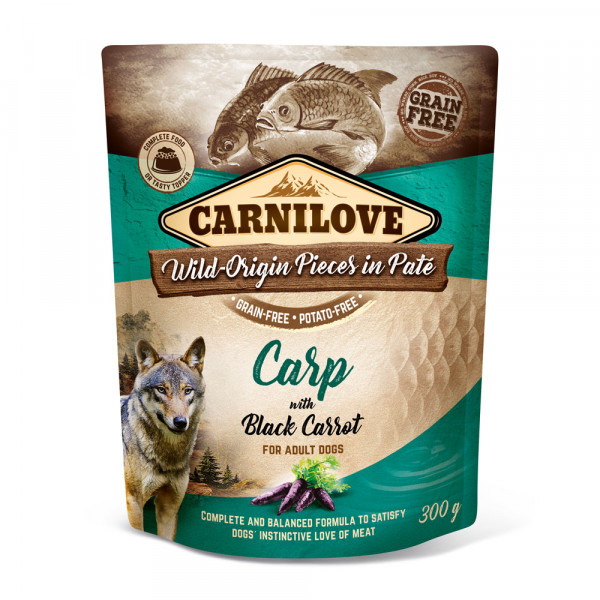 Carnilove Nassfutter Pate Carp with Black Carrots 300g