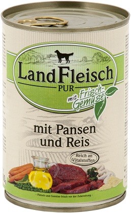 Landfleisch Pur Pansen & Reis