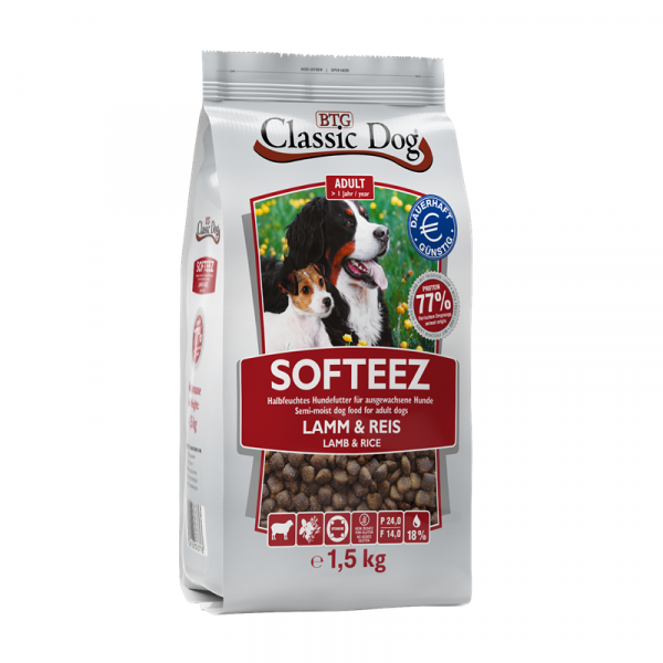 Classic Dog Adult Softeez Lamm + Reis
