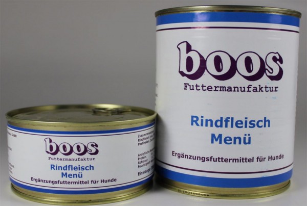 Boos Rindfleisch Menü