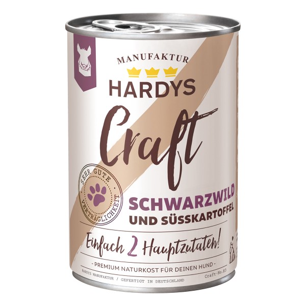 Hardys Traum Craft Schwarzwild und Süßkartoffel 400g