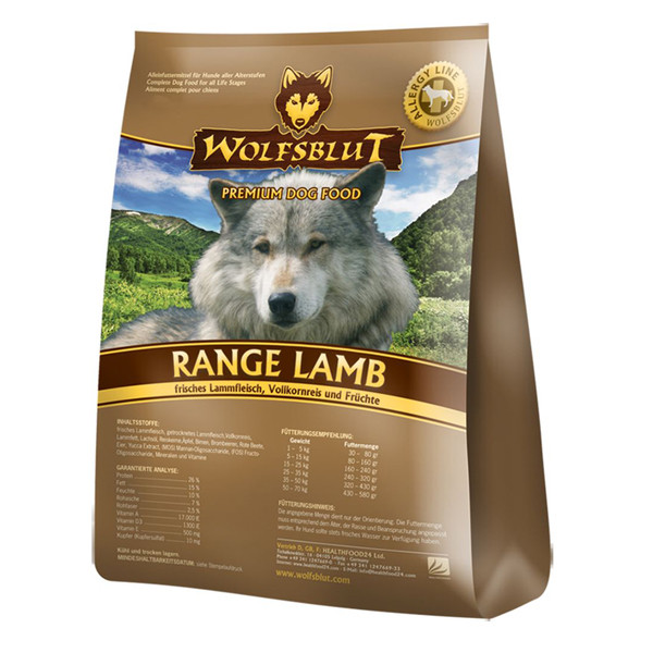Wolfsblut Range Lamb mit Lamm und Reis