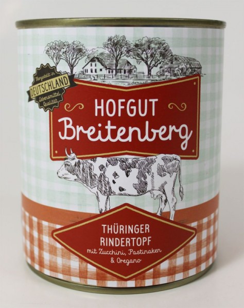 Hofgut Breitenberg Thüringer Rindertopf