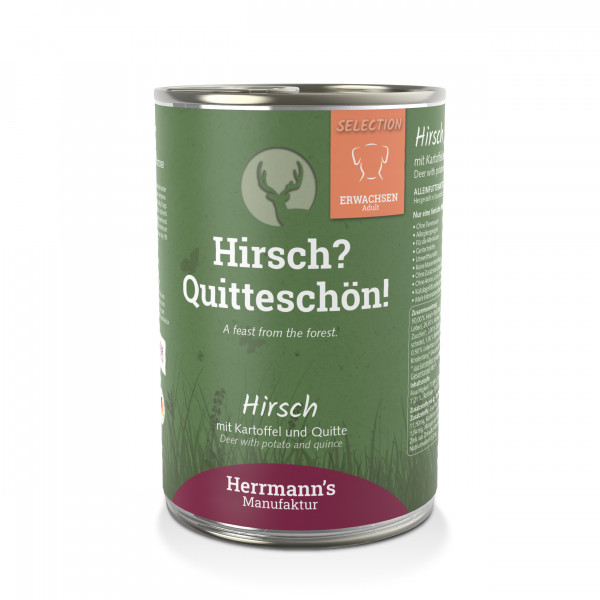 Herrmanns Selection Erwachsen Hirsch Menü