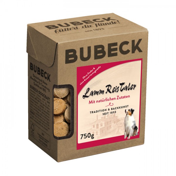 Bubeck Lamm und Reis Taler 750g