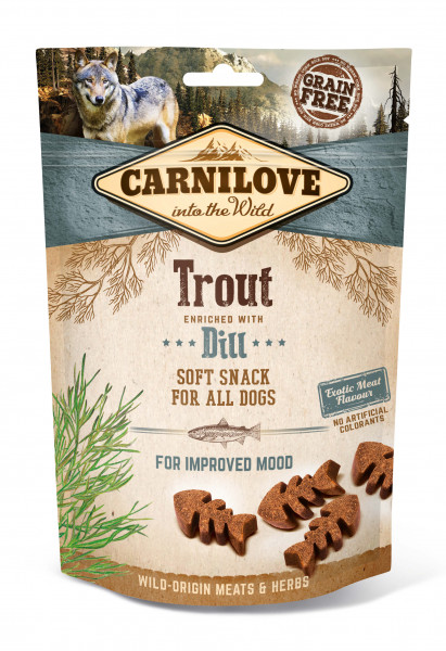 Carnilove Soft Snack Trout with Dill 200g