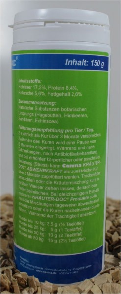 Canina KRÄUTER-DOC Abwehrkraft 150g
