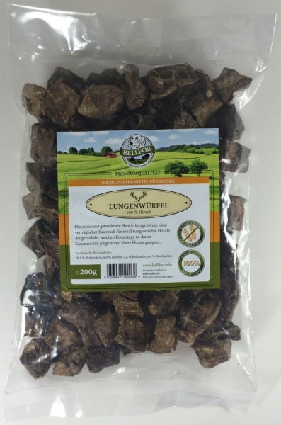 Bellfor Hirsch-Lungenwürfel 200g