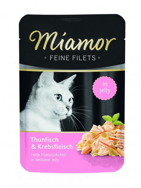 Miamor Feine Filets Thunfisch & Krebs in Jelly 100g