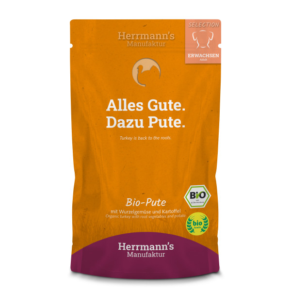 Herrmanns Selection Erwachsen Bio Pute Menü 150g