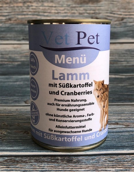 Vet Pet Lamm mit Süßkartoffel und Cranberries