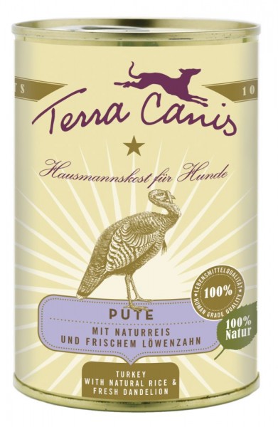 Terra Canis Pute mit Naturreis & frischem Löwenzahn