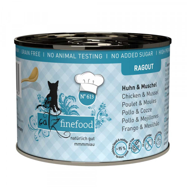 catz finefood Ragout N° 613 Huhn & Muscheln 190g