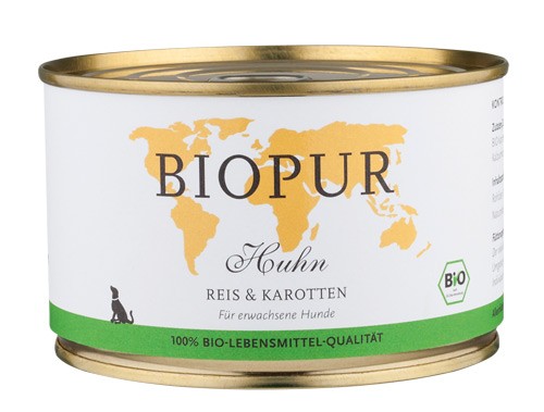 BIOPUR Huhn mit Reis für Hunde