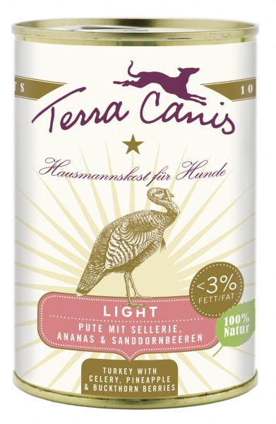 Terra Canis Light Pute mit Sellerie, Ananas & Sanddornbeeren 400g
