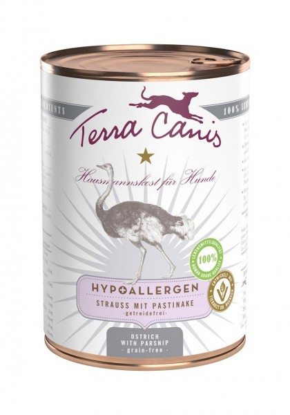 Terra Canis Hypoallergen Strauß 6x 400g MHD Sonderangebot