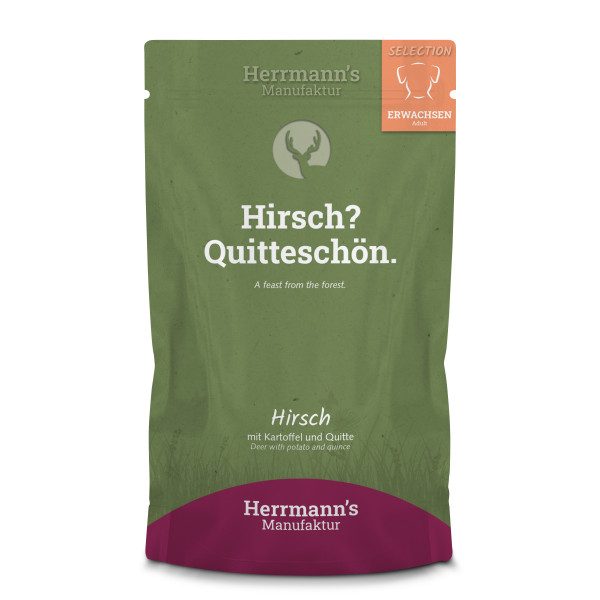 Herrmanns Selection Erwachsen Hirsch Menü