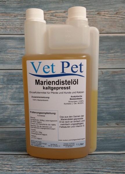 Mariendistelöl für Pferde