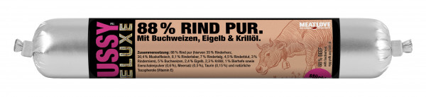 Fleischeslust Pussy Deluxe Rind pur mit Buchweizen 100g