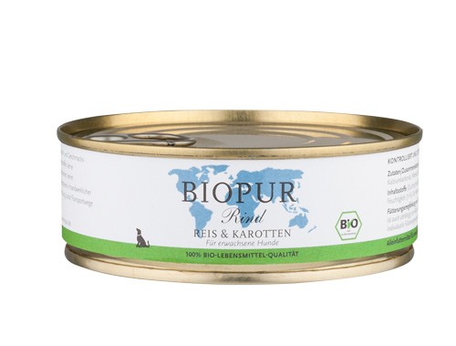 BIOPUR Rind mit Reis & Karotten für Hunde