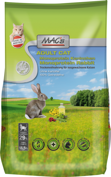 Macs Cat Kaninchen Monoprotein Adult 300g