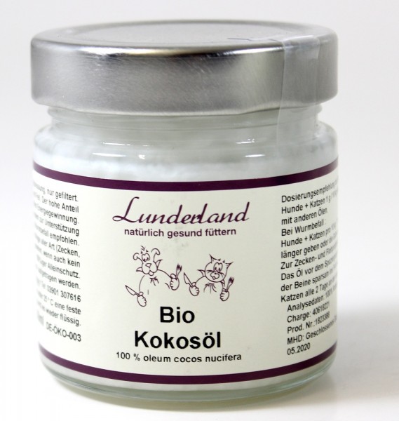 Lunderland Bio Kokosöl 200ml