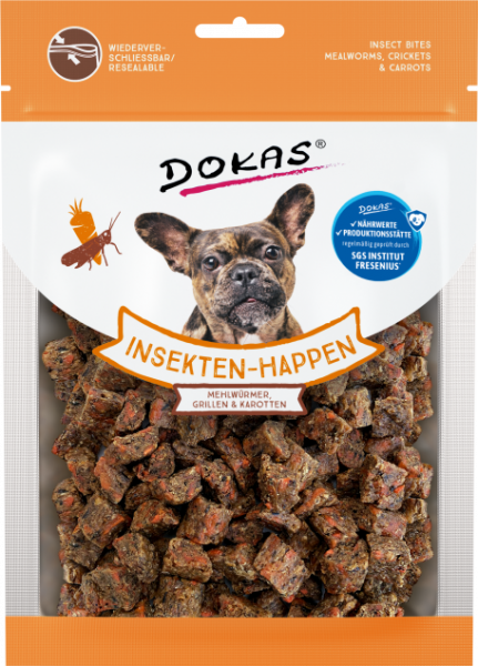 Dokas Insekten Happen mit Karotte 100g