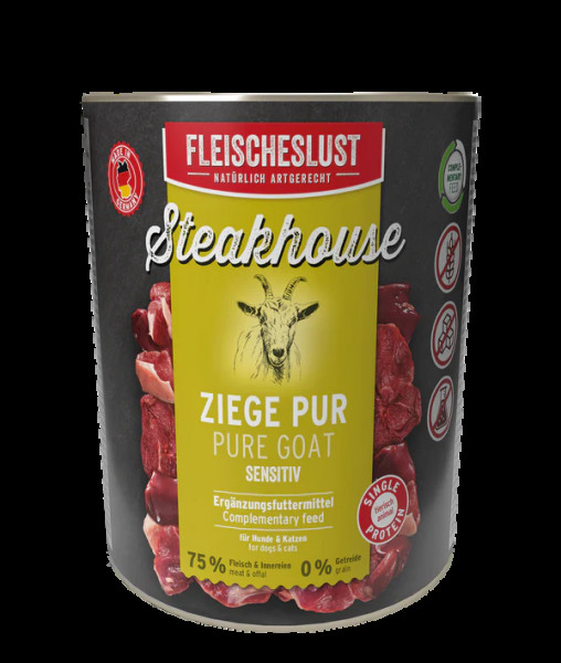 Fleischeslust Meatlove Steakhouse 100% Ziege pur