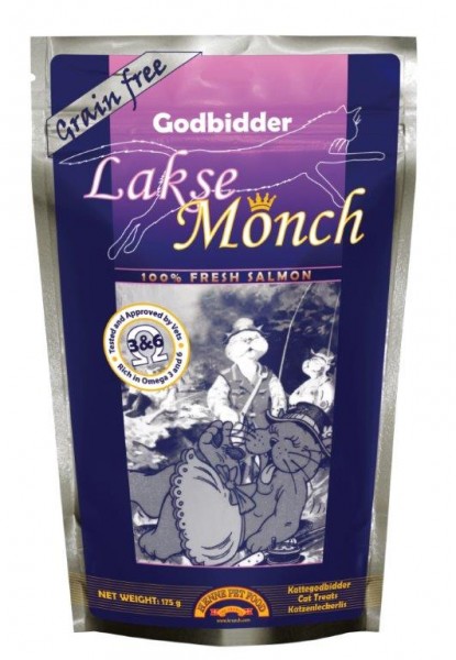 Henne Pet Food Lachs Snack Lakse Mönch 175g
