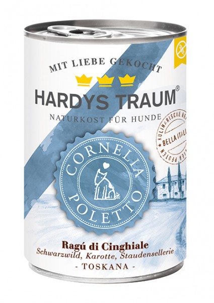 Hardys Traum Cornelia Poletto Edition Toskana Schwarzwild mit Karotte und Staudensellerie 400g