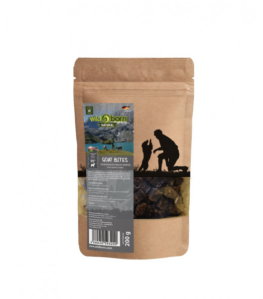 Wildborn Natural Goat Bites Hundesnack 200g