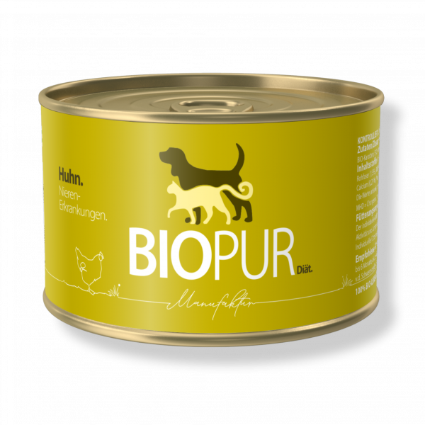 BIOPUR Hunde Diät bei Nieren-Erkrankungen 400g Dose