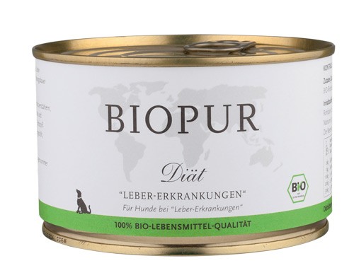 BIOPUR Hunde Diät bei Leber-Erkrankungen 400g