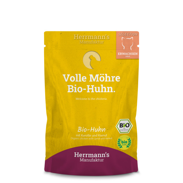 Herrmanns Selection Bio Huhn Katzenfutter