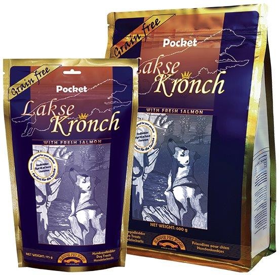 Henne Pet Food Kronch Lachs-Snack Pocket