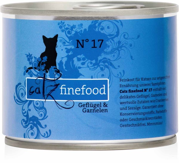 Catz finefood No. 17 Geflügel & Garnelen 200g