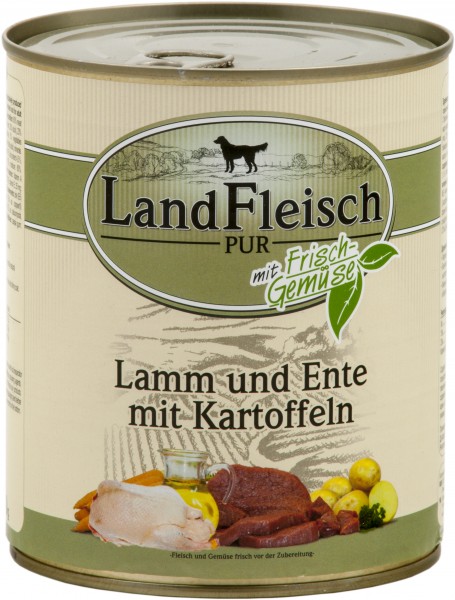 Landfleisch Pur Lamm &amp; Ente &amp; Kartoffeln