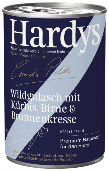 Hardys Traum Wildgulasch mit Kürbis 400g