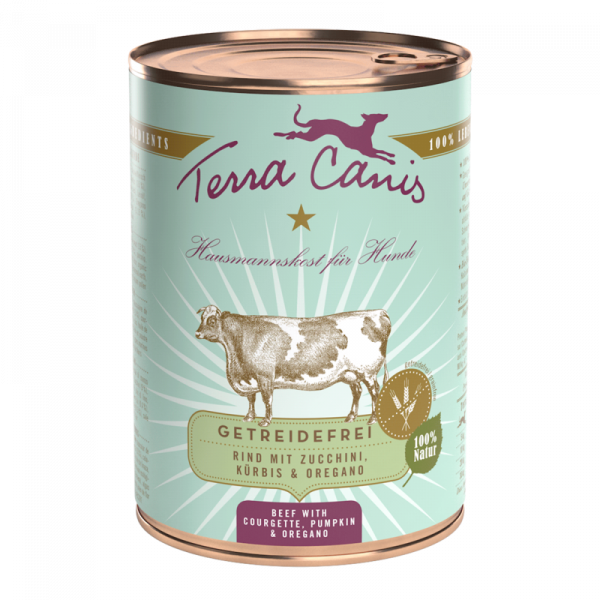 Terra Canis Rind mit Zucchini getreidefreies Menü