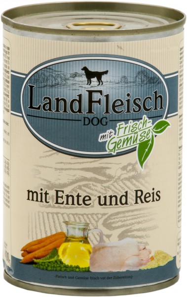 Landfleisch Pur Ente & Reis