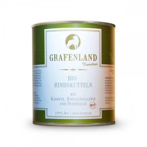 Grafenland Variation Bio-Rinderpansen mit Karotte, Knollensellerie und Petersilie