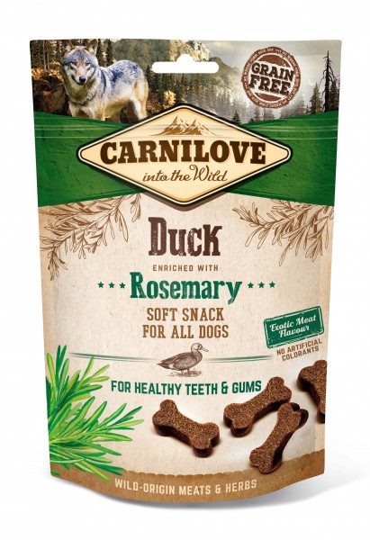 Carnilove Soft Snack Duck with Rosemary 200g