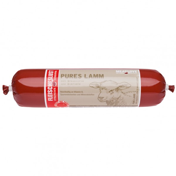 Fleischeslust Classic pures Lamm mit Hirse 800g