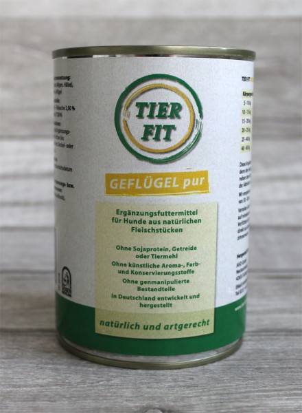 TierFit Reinfleischdose Geflügel pur