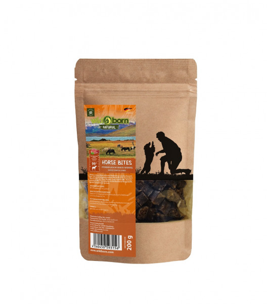 Wildborn Natural Horse Bites Hundesnack 200g