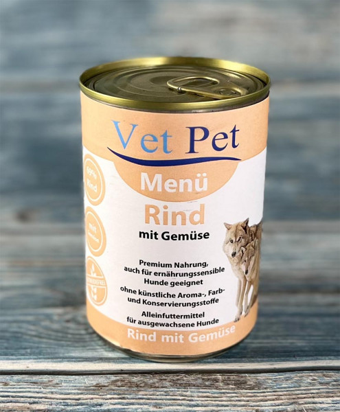 Vet Pet Rind mit Gemüse