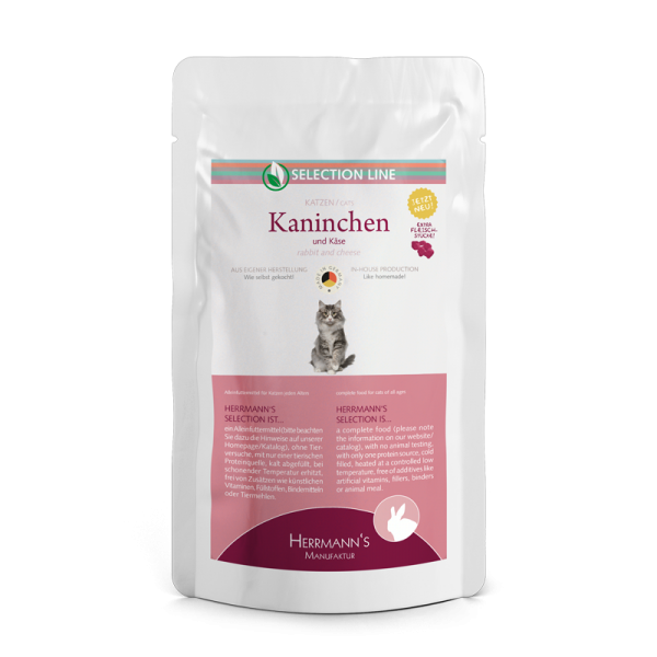 Herrmanns Selection Kaninchen Katzenfutter
