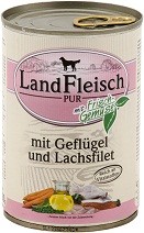 Landfleisch Pur Geflügel &amp; Lachsfilet